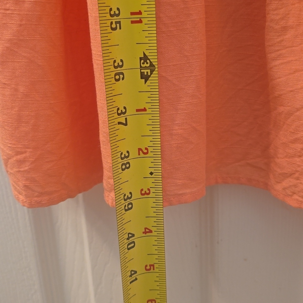 LC Lauren Conrad Peach Dress Size M (Bin 7) - Picture 7 of 9